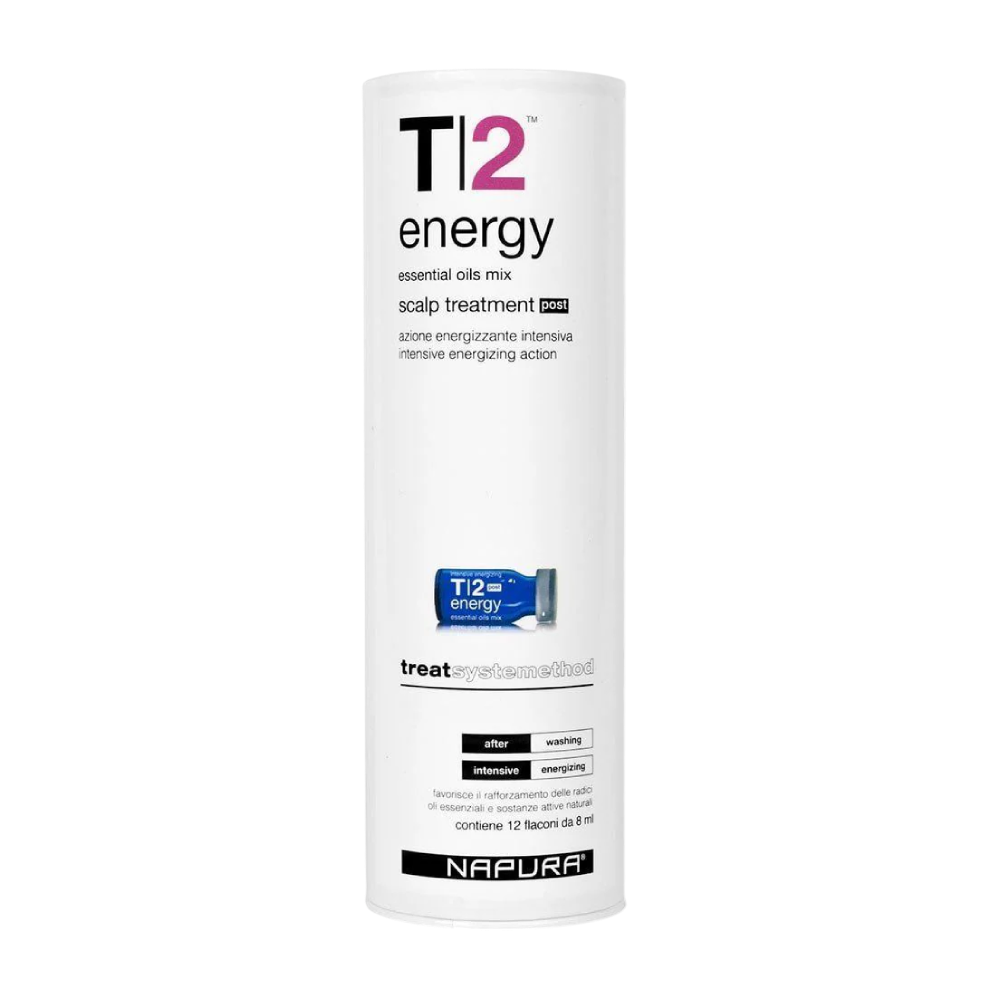 NAPURA T2 Energy Post 12x8ml - Ампули проти випадіння для нормальної шкіри NAPURA T2 Energy Post 12x8ml - Ампули проти випадіння для нормальної шкіри